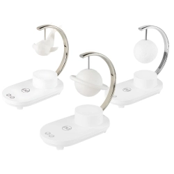 Lampka księżyc rgb z ładowarką indukcyjną 10w led usb głośnik bluetooth