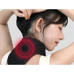 Opaska masażer na ból karku szyji rozgrzewająca masująca na usb lekka
