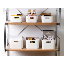 Pojemnik do przechowywania organizer kosz z uchwytami uniwersalny 18x25 cm