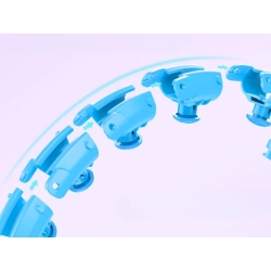 Hula hop z obciążeniem odchudzające do ćwiczeń obręcz regulowana masująca