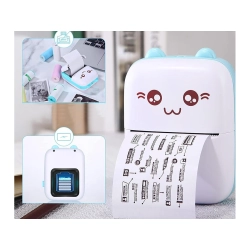 Mini drukarka termiczna bezprzewodowa przenośna drukuś do zdjęć notatek