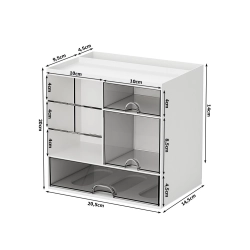 Szafka przybornik organizer na biurko półki na kosmetyki drobiazgi szuflady