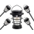 Lampa solarna kempingowa latarnia ogrodowa LED USB czujnik ruchu zmierzchu Verk Group