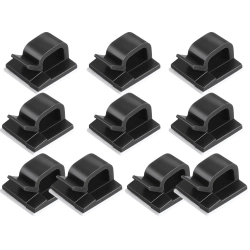 Organizer uchwyt na kable do kabli przewodów zaczep maskownica klips 10szt