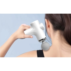 Pistolet do masażu pleców ciała nóg masażer mocny massage gun 4 końcówki