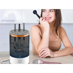 Myjka stojak do czyszczenia mycia suszenia pędzli gąbek kosmetycznych usb