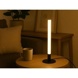 Lampa stojąca led 40cm nowoczesna dekoracyjna biurkowa podłogowa 3 odcienie