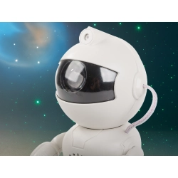 Projektor gwiazd astronauta lampka nocna rzutnik dla dziecka kosmos muzyka