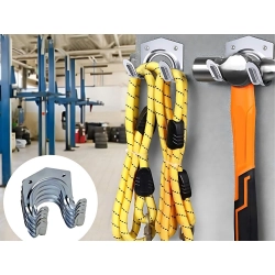 Wieszaki ścienne na narzędzia haczyki uchwyty 20szt metal zestaw z wkrętami