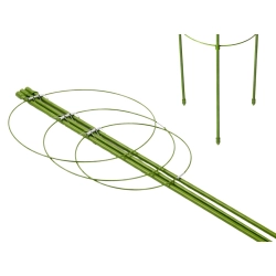 Podpora pierścieniowa do roślin 60 cm z 3 pierścieniami DIVODV — zdjęcie 3
