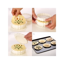 Foremka do ciastek forma wykrawacz wymienne wkłady do ciasta z nadzieniem