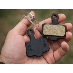 Klocki okładziny hamulców tarczowych tarczowe rowerowe do roweru zestaw