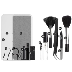 Czyścik zestaw do czyszczenia słuchawek telefonu klawiatury 17w1 akcesoria