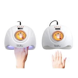 Lampa do paznokci uv led do żeli hybryd 268w 57 diod mocna dual led - zdjęcie 4