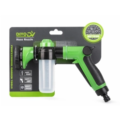 Pistolet do węża ogrodowego zraszacz ogrodowy z dozownikiem 9 trybów divodv