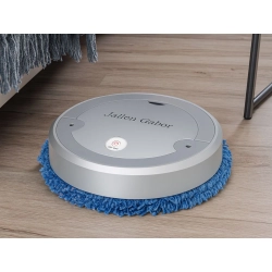 Robot mopujący automatyczny bezprzewodowy elektryczny sprzątający srebrny - zdjęcie 2