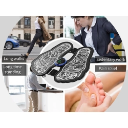 Mata ems masażer do stóp elektrostymulator mięśni do stymulacji krążenia