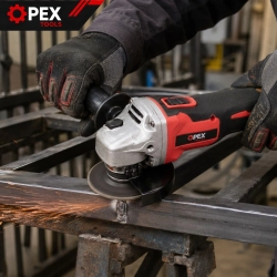 Szlifierka kątowa akumulatorowa bezszczotkowa OPEX TOOLS 21V 2x 3.0Ah 125 mm