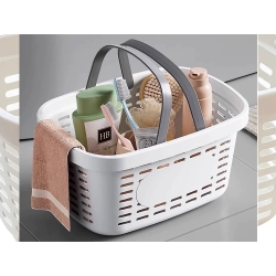Kosz koszyk koszyczek organzer do łazienki na kosmetyki klamerki uchwyty