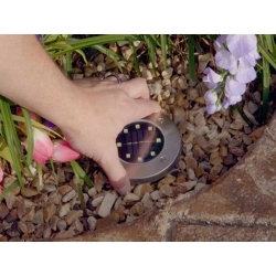 Lampki solarne gruntowe lampa ogrodowa 8 led 4 szt