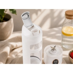 Blender kielichowy bezprzewodowy smoothie kubek mikser 450 ml biały USB