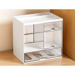 Szafka przybornik organizer na biurko półki na kosmetyki drobiazgi szuflady