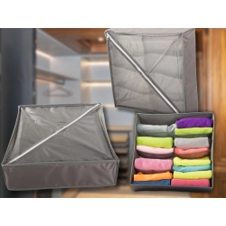 Organizer na ubrania bieliznę do szuflady szafy garderoby 8 przegródek