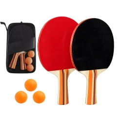 2x paletki rakietki do ping ponga tenisa stołowego piłeczki etui pokrowiec