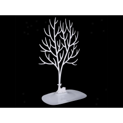 Szkatułka na biżuterię organizer ekspozytor zamsz