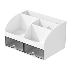 Przybornik organizer na biurko półki na kosmetyki drobiazgi szuflady szafka