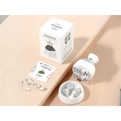 Masażer głowy elektryczny relaksacyjny bezprzewodowy usb 4 końcówki