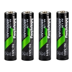Ładowarka do akumulatorków AA i AAA Verk Group z 4 akumulatorkami AA i kablem USB-C
