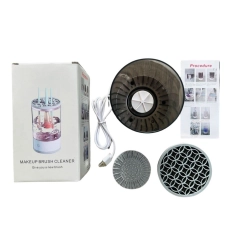 Myjka stojak do czyszczenia mycia suszenia pędzli gąbek kosmetycznych usb