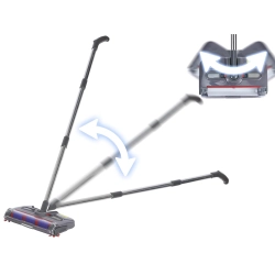 Odkurzacz bezprzewodowy ręczny obrotowy 360 szczotka elektryczna kaśka - zdjęcie 5