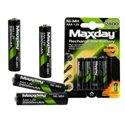 Akumulatorek AAA R3 1.2V 2800 mAh Ni-MH 4 sztuki