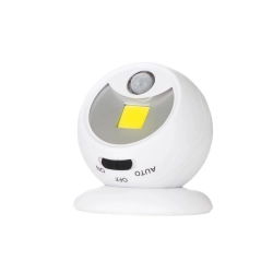 Lampa lampka led cob 360 na baterie magnes bezprzewodowa czujnik ruchu noc