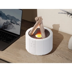 Nawilżacz powietrza usb dyfuzor z led rgb kominek mgiełka zapachowa ogień