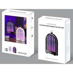 Lampa owadobójcza uv elektryczna led na komary muchy wisząca 2 tryby usb