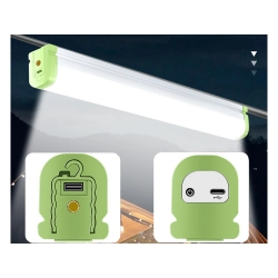 Lampa warsztatowa led z magnesem hakiem uniwersalna akumulator powerbank