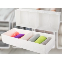 Organizer na bieliznę skarpetki do szuflady szafy wkład przegrody duże