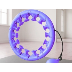 Hula hop z obciążeniem odchudzające do ćwiczeń obręcz regulowana masująca