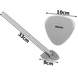 Silikonowa szczotka toaletowa do toalety wc do mycia pojemnik naścienny