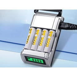 Szybka ładowarka do akumulatorków baterii paluszków aa i aaa automatyczna