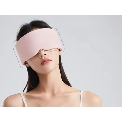 Opaska na oczy do spania maska wygodny sen podróżna 2 strony ciepła zimna