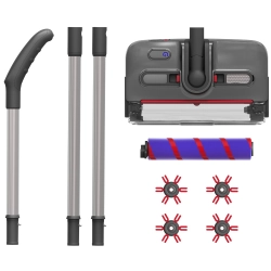 Odkurzacz bezprzewodowy ręczny obrotowy 360 szczotka elektryczna kaśka