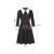 Sukienka wednesday addams strój kostium dla dzieci halloween przebranie 135