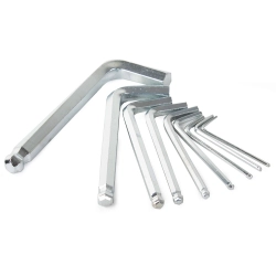 Klucze imbusowe imbusy kulowe zestaw 9 el 1,5-10