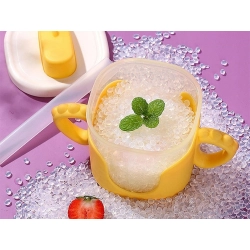 Kubek niekapek dla dziecka do picia silikonowe uchwyty 300ml ze słomką