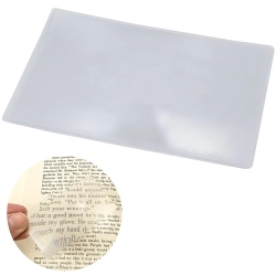 Lupa do czytania z soczewką Fresnela 25x17 cm idealna do kart B5