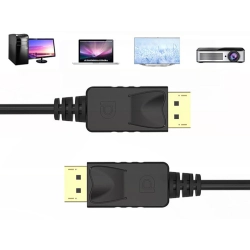 Kabel przewód DP 1.4 video audio DisplayPort 8K 4K 2K 1,5m Verk Group